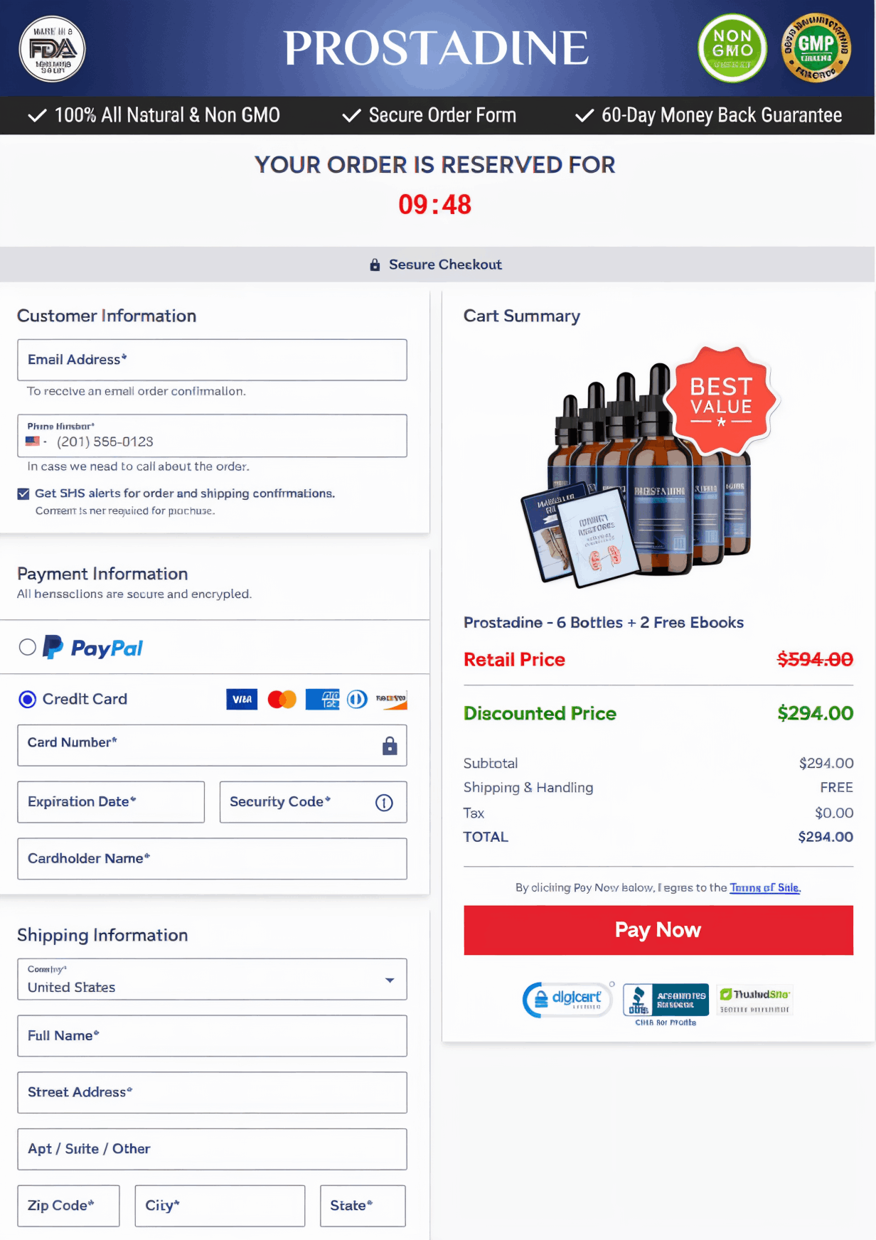 Free-Sugar-Pro Safe Checkout